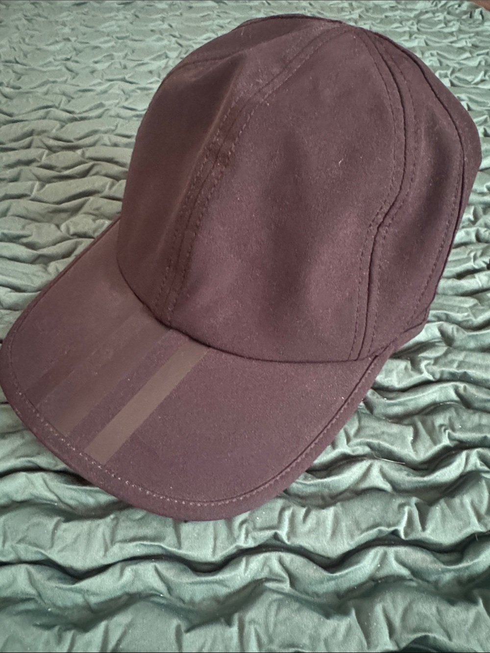 adidas Women's Maroon 3-Stripes Baseball Cap